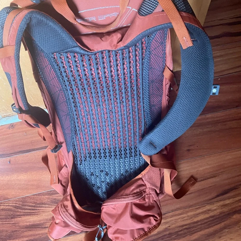 Gregory Orange Hiking Backpack with Compression Straps - Picture 9 of 13